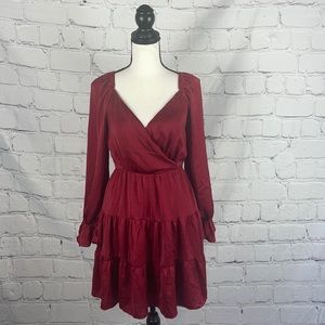 NWT Aakaa Red Dress Sz Small